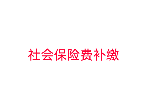 社会保险费补缴如何办理？清单速递请收好！